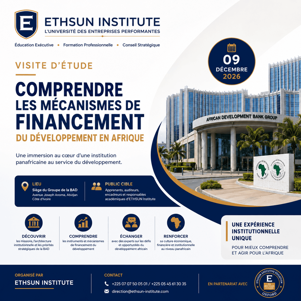 Expert de la Banque africaine de développement, Banque africaine de développement (BAD)